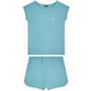 EMPORIO ARMANI T-Shirt+Shirt Donna Cotone Everyday Pyjama Blu S