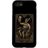 Funny Oktoberfest Gothic Beer Drinking D Custodia per iPhone SE (2020) / 7/8 Oktoberfest Il bevitore di birra scheletro della carta dei tarocchi bavarese