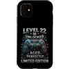 22 Years Old Gamer Birthday Gifts Appare Custodia per iPhone 11 22 ° compleanno Gamer Level 22 Videogiochi sbloccati