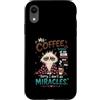 Cappuccino Coffee Drinker Designs Custodia per iPhone XR Divertente caffè amante mattina caffeina tossicodipendente caffè umorismo