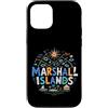 Marshall Islands Souvenir Gift Custodia per iPhone 12/12 Pro Regalo di riferimento disegnato a mano del ricordo di viaggio delle Isole Marshall