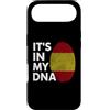 DNA Pride Studio Custodia per iPhone Air My DNA Spain Heritage, motivo con impronta digitale in spagnolo