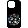 Marshall Islands Souvenir Gift Custodia per iPhone 16 Pro Regalo di riferimento disegnato a mano del ricordo di viaggio delle Isole Marshall