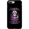 Reading Books Book Novel Fiction Nonfict Custodia per iPhone 7 Plus/8 Plus PLEASE HOLD I'M NEGOTIATING A PASTRY TREATY WITH ELVES