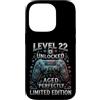 22 Years Old Gamer Birthday Gifts Appare Custodia per iPhone 14 Pro 22 ° compleanno Gamer Level 22 Videogiochi sbloccati
