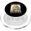 Saint Peter Catholic Rock Humor San Pietro Classic Rock Catholic Vibe Petros su questa roccia PopSockets PopGrip per MagSafe