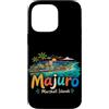 Marshall Islands Souvenir Gift Custodia per iPhone 14 Pro Max Regalo disegnato a mano del punto di riferimento di viaggio delle Isole Marshall Majuro