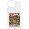 Atomic Gorilla Custodia per iPhone 15 Plus Nuovo Messico Acquerello Paesaggio Southwest Viaggi Design