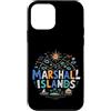 Marshall Islands Souvenir Gift Custodia per iPhone 12 mini Regalo di riferimento disegnato a mano del ricordo di viaggio delle Isole Marshall