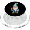 Garguydesignco Nasty gnomo adorabile malvagio piccolo ragazzo dito medio divertente PopSockets PopGrip per MagSafe