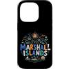 Marshall Islands Souvenir Gift Custodia per iPhone 14 Pro Regalo di riferimento disegnato a mano del ricordo di viaggio delle Isole Marshall