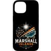 Marshall Islands Souvenir Gift Custodia per iPhone 15 Souvenir da viaggio vintage delle Isole Marshall