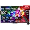 LG Micro RGB 100 pollici Serie MRGB96 100MRGB96B6, Smart TV 4K, TriColor 100% BT2020/DCI-P3/Adobe RGB, Micro Dimming Ultra, Dolby Vision & Atmos, Gemini e Copilot, Motion Booster 330, webOS TV 2026