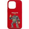 RANDOM ABSURDITY Custodia per iPhone 13 Pro Trash Titan 3000 Raccoon Junkyard Robot Pilot Fantastica e divertente opera d'arte