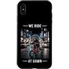 Night Rad Raccoon Co. Custodia per iPhone XS Max We Ride At Dawn Raccoon Triciclo City Rider