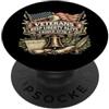 Veterans Keep Liberty Alive 1776 2026 I veterani mantengono viva la libertà dal 1776 Bandiere dell'aquila patriottica PopSockets PopGrip Adesivo