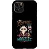 Cappuccino Coffee Drinker Designs Custodia per iPhone 11 Pro Divertente caffè amante mattina caffeina tossicodipendente caffè umorismo