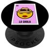 Funny Mexican Pride Designs La Chola Lowrider Chicana Style Retro Chicano Culture PopSockets PopGrip Adesivo