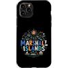 Marshall Islands Souvenir Gift Custodia per iPhone 11 Pro Regalo di riferimento disegnato a mano del ricordo di viaggio delle Isole Marshall