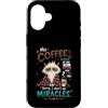 Cappuccino Coffee Drinker Designs Custodia per iPhone 16 Divertente caffè amante mattina caffeina tossicodipendente caffè umorismo
