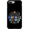 Marshall Islands Souvenir Gift Custodia per iPhone 7 Plus/8 Plus Regalo di riferimento disegnato a mano del ricordo di viaggio delle Isole Marshall