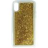 BABACO Phone Case For Iphone X/XS Liquid Glitter Effect, Gold