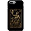 Funny Oktoberfest Gothic Beer Drinking D Custodia per iPhone 7 Plus/8 Plus Oktoberfest Il bevitore di birra scheletro della carta dei tarocchi bavarese