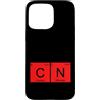 Puddintaine's Pop Custodia per iPhone 15 Pro Max 6-7 Gergo chimica dell'azoto di carbonio