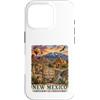 Atomic Gorilla Custodia per iPhone 16 Pro Nuovo Messico Acquerello Paesaggio Southwest Viaggi Design