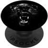 UGR Grafica vintage a forma di grande gatto con pantera ruggente PopSockets PopGrip Adesivo