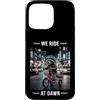 Night Rad Raccoon Co. Custodia per iPhone 15 Pro Max We Ride At Dawn Raccoon Triciclo City Rider