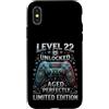22 Years Old Gamer Birthday Gifts Appare Custodia per iPhone X/XS 22 ° compleanno Gamer Level 22 Videogiochi sbloccati