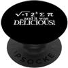 Funny Math Teacher Algebra Geometry Gift Imaginary Pi Delicious Matematica Formula Algebra Calcolo Matematica PopSockets PopGrip Adesivo