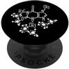 DJFoerster Design Chimica Scienza Tavola periodica Caffè Laboratorio PopSockets PopGrip Adesivo