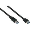 Kabelmeister UK30P-ASA-030S kabelmeister USB3.0 Verläng. A St.-A Bu. UL schwarz 3m