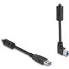 Delock 81106 Cavo USB 3.0 da A maschio a B maschio 90° superiore 3 m