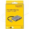 Delock 64337 DELOCK 3 Port USB Hub 10 Gbps mit USB Type-C zu 1 x USB TypC