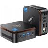 bez marki Mini PC NiPoGi Essenx E1, sistema operativo Windows 11 Pro, processore N95, 16 GB di RAM, 1 TB di SSD M.2