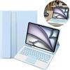 STRADO Custodia e tastiera con touchpad per iPad Air 11 pollici M3 2025, Air 11 pollici M2 2024 (7a generazione), 6a generazione