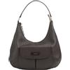 The Bridge Borsa a Spalla Mezzaluna In Pelle Con Tasca Linea Martina