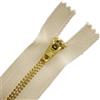Wambere 6 cerniere lunghe da 18 cm, per jeans, chiusura lampo in metallo, cerniere non separabili, accessori da cucito per fai da te, borse, jeans, giacche, abiti, pantaloni, beige