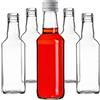 KADAX bottiglie in vetro 200ml con tappo a vite - bottiglie vuote da riempire per liquore, grappa, olio e aceto, conservazione alimentare