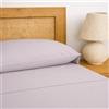 TRAMAS+ Lenzuola Singolo Cotone 100% 90x200 cm, Completo con Lenzuolo Sotto con Angoli, Lenzuolo Sopra e 1 Federa, Certificato STANDARD 100 OEKO-TEX - Grigio Perla