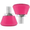 NUOBESTY 1 Paio di Blocca Ruote per Pattini a Rotelle in Gomma Vite Regolabile 5/8 Pollici, Freno Resistente All'abrasione Design Ergonomico per Pavimenti in Legno Indoor
