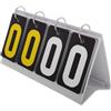 CHILDWEET Tabellone Segnapunti Flip Portatile per Ping Pong e Tennis, Multifunzionale in Carta, Design Compatto per Competizioni Sportive e Facile da Trasportare