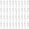 HOMOCONO Connettori Girevoli Accessori per Esche 40 Pezzi da Pesca in Acciaio Inossidabile con Chiusura Rapida per Pesca Veloce e Bass Fishing