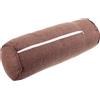 OATIPHO Cuscino Cilindrico per Yoga in Lino Cotone e Schiuma Perlata, Supporto Versatile per Meditazione e Relax Fisico, come Poggiatesta o Cuscino da Lancio