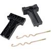 Quueparts 103374801 Batteria Hold Down Plate Rod Kit 103357701 1014555 Compatibile con Club Car Compatibile con Precedent Electric Golf Cart 8V 12V 48V 2008.5-UP