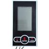 Tufgo Misuratore elettronico per cyclette con display LCD, per vogatore ellittico, contatore di velocità, attrezzatura da palestra domestica, nero e bianco