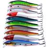Generic XILILHC 10pc Wobbler Minnow Esche for Pesci di Mare Set 23g Crankbait Richiamo di Pesca Finto Isca Artificiai Esca Dura Esche da Pesca